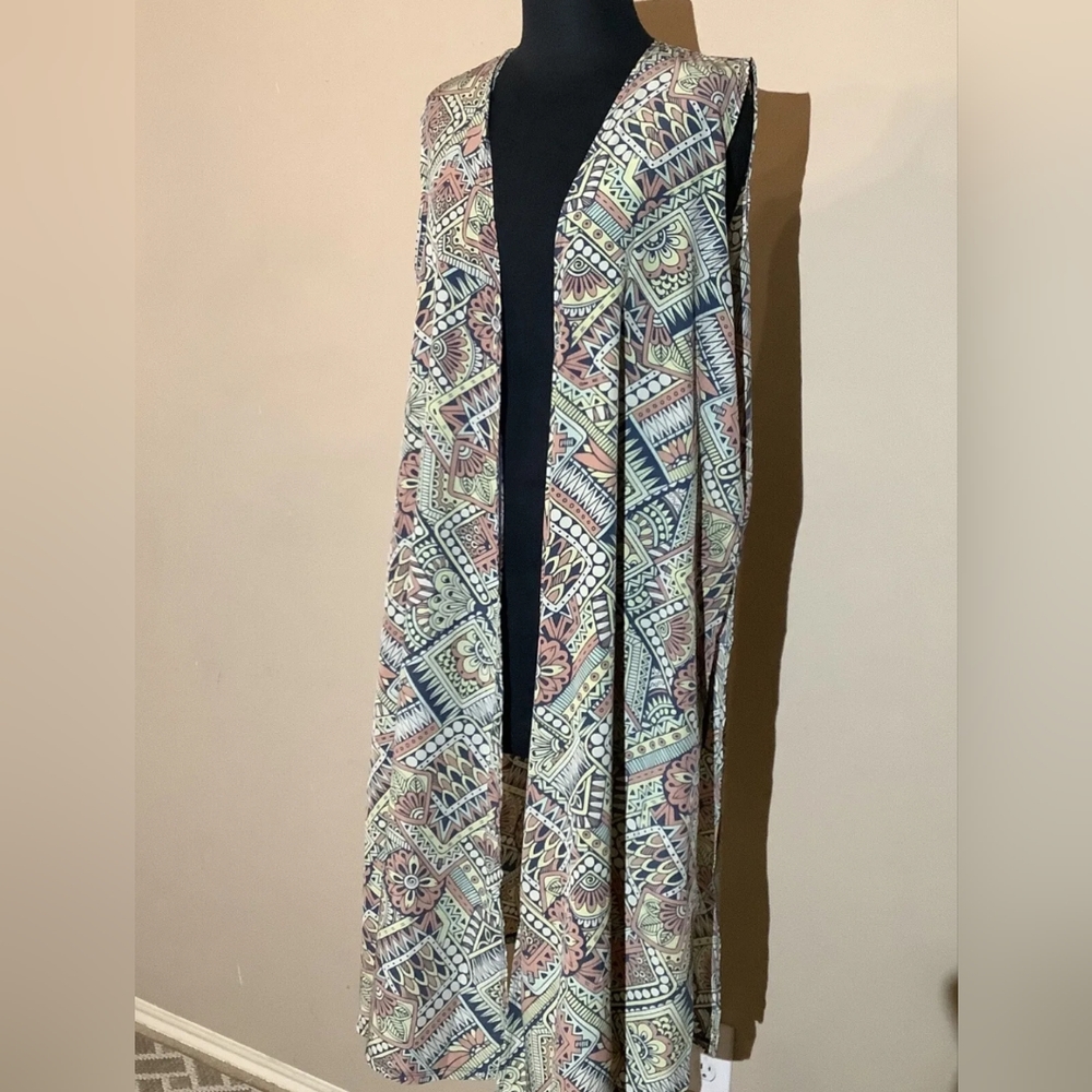 Boho long Duster Vest 🦄